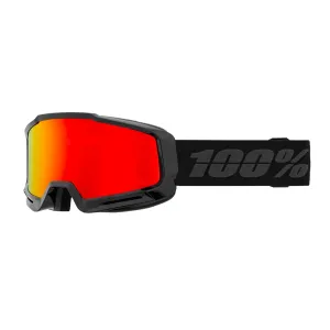 100% 2023 Okan Goggle - Black/Red