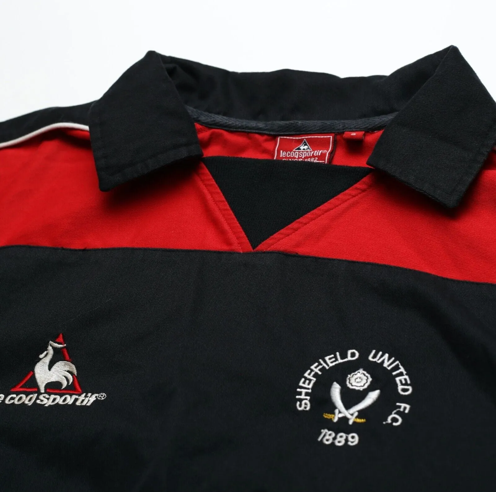 1997/99 SHEFFIELD UNITED Vintage le coq sportif Football Drill Track Top (S/M)