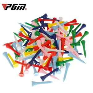 40 PCS PGM QT003 Golf TEE Golf Wooden Ball Holder, Random Color Delivery(54mm)