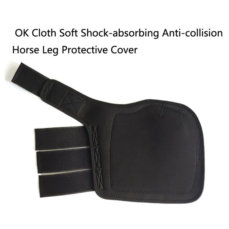 A Pair High Elastic OK Cloth Soft Shock-Absorbing Anti-Collision Horse Leg Protective Cover Protection Straps Horse Protective Gear