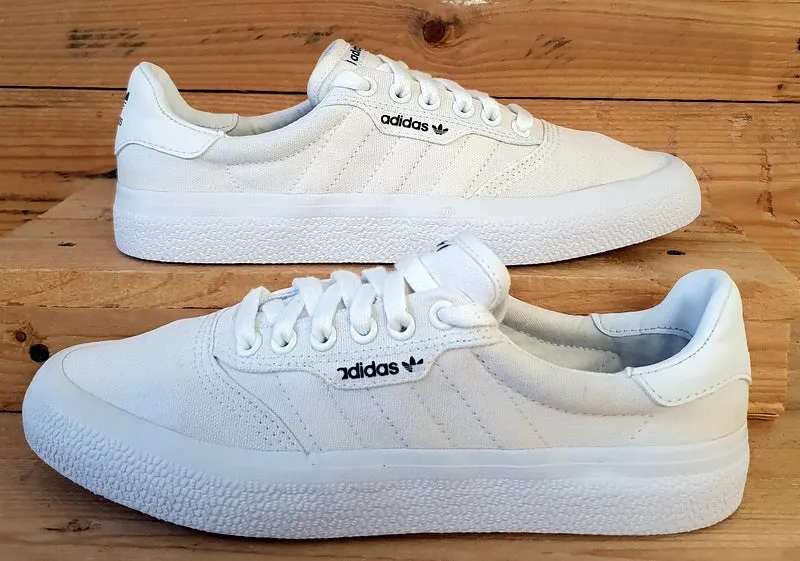 Adidas 3MC Vulc Low Canvas Trainers UK6.5/UK7/EU40 B22705 Cloud White/Black