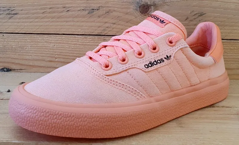 Adidas 3MC Vulc Low Canvas Trainers UK6/US6.5/EU39 DB3108 Chalk Coral