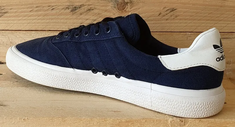 Adidas 3MC Vulc Low Canvas Trainers UK8/US8.5/EU42 B22707 Collegiate Navy/White