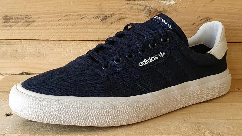 Adidas 3MC Vulc Low Canvas Trainers UK8/US8.5/EU42 B22707 Collegiate Navy/White