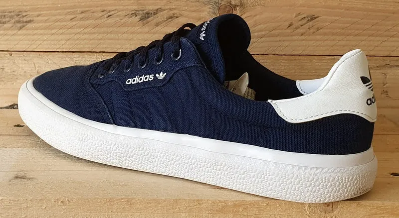 Adidas 3MC Vulc Low Canvas Trainers UK8/US8.5/EU42 B22707 Collegiate Navy/White