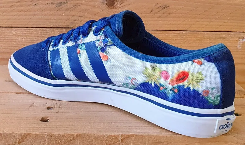 Adidas Adria Restyle Low Canvas Trainers UK6/US7.5/EU39 M25539 Blue/Multicolour