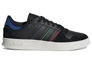 Adidas Breaknet Plus Low-Top Sneakers Leather Black Colour For Men