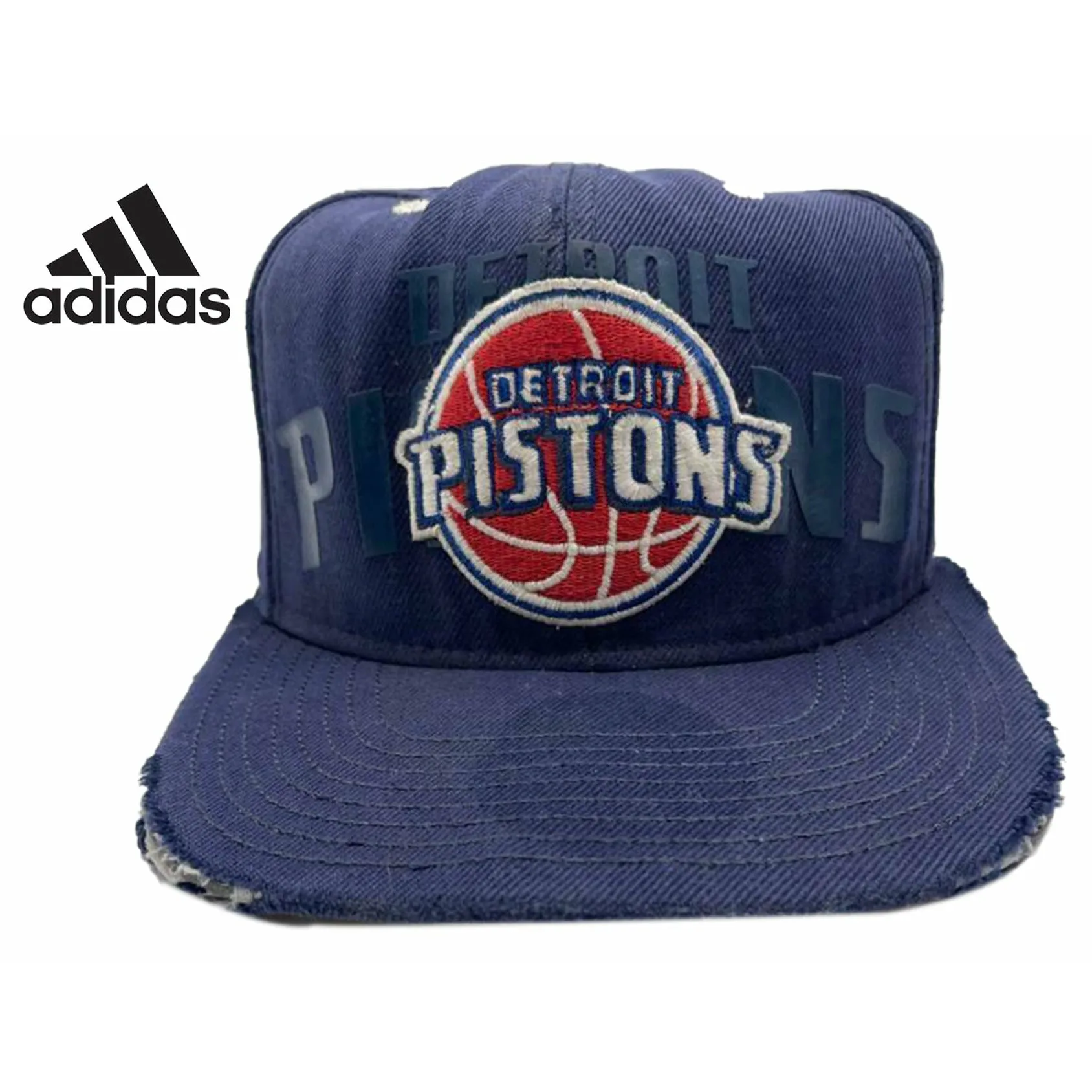 Adidas Detroit Pistons Basketball Adjustable Strapback Cap