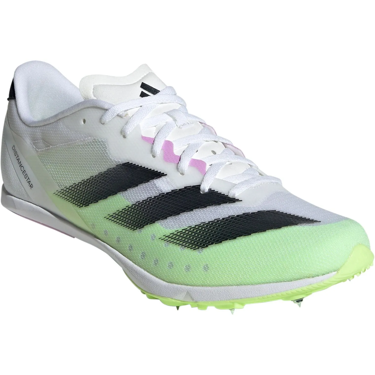 adidas Distancestar Running Spikes - White