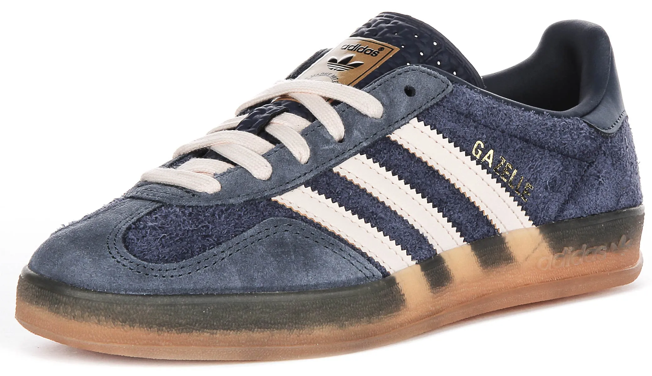 Adidas Gazelle Indoor In Blue Pink