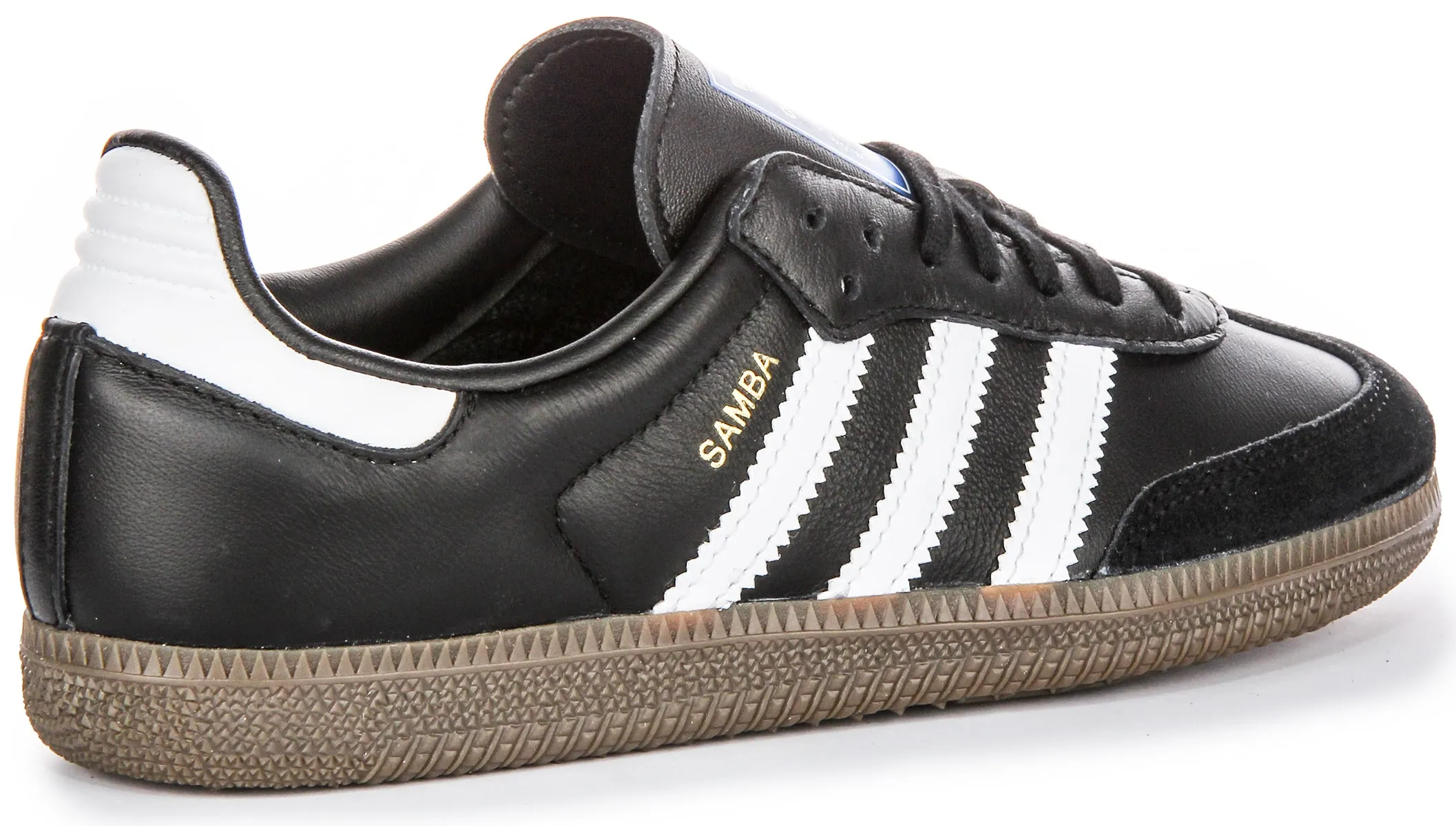 Adidas Samba OG J In Black White For Youth