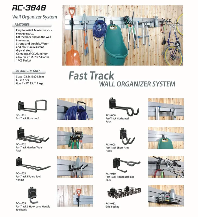 Adjustable Wall Mounted Tool Hanger Rack