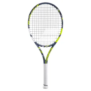 Aero Junior 26 Prestrung Tennis Racquet Grey and Yellow