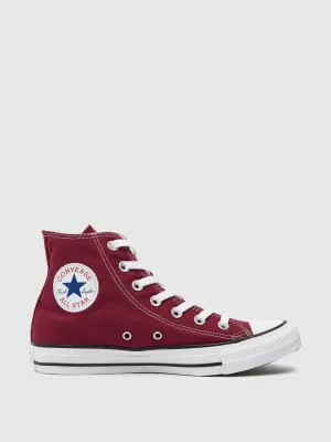 All Star Hi trainers in burgundy