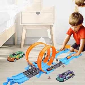 Alloy Racing Track Catapult Car Boy Car Track Kids Toy