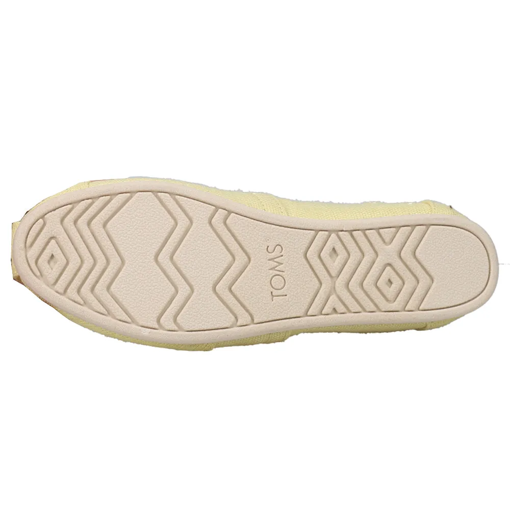 Alpargata Solid Slip On Flats