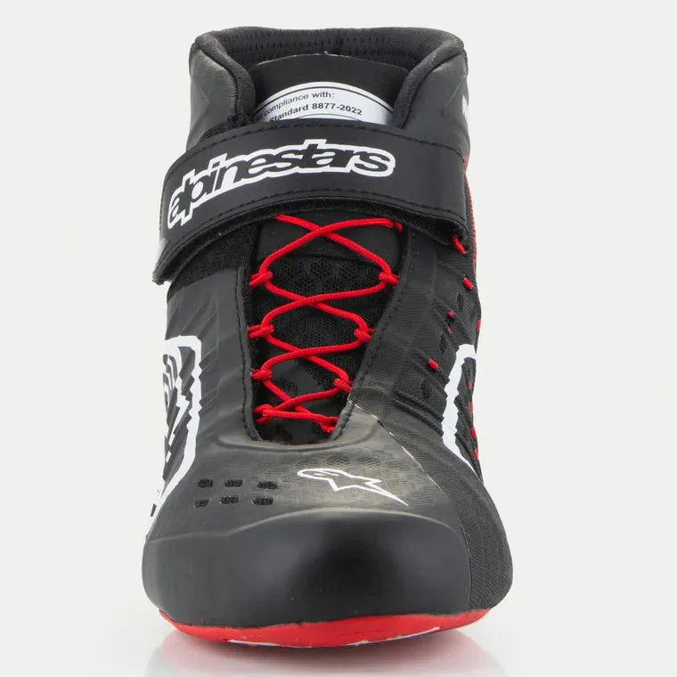 ALPINESTARS 2712124_123_8 Karting shoes TECH-1 KX V3 FIA 8877-2022 - Black / White / Red, Size 8