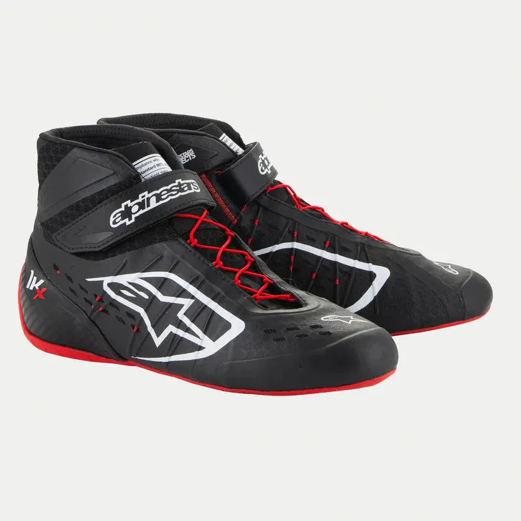 ALPINESTARS 2712124_123_8 Karting shoes TECH-1 KX V3 FIA 8877-2022 - Black / White / Red, Size 8