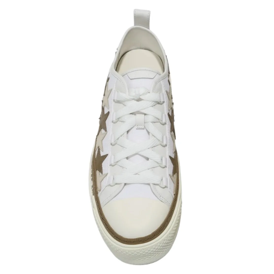 Amiri Stars Court Low White Sneakers