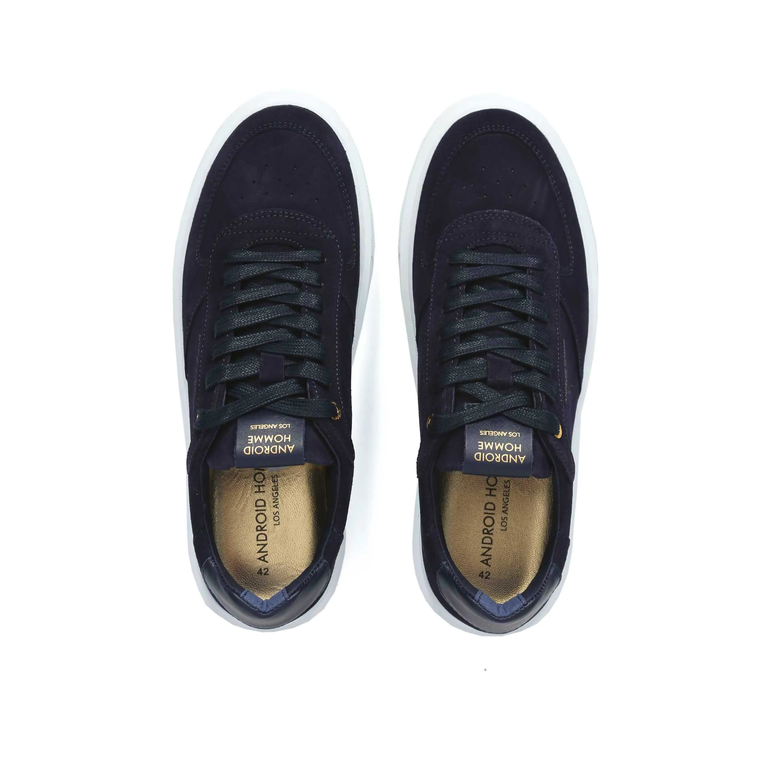 Android Homme Manhattan Trainer in Navy Suede