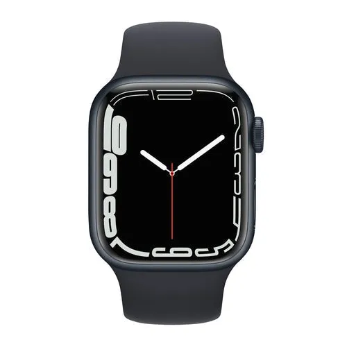 Apple Watch Series 7 ( GPS   CELLULAR ) 41mm Midnight Aluminum Case with Midnight Sport Band (MKH73)