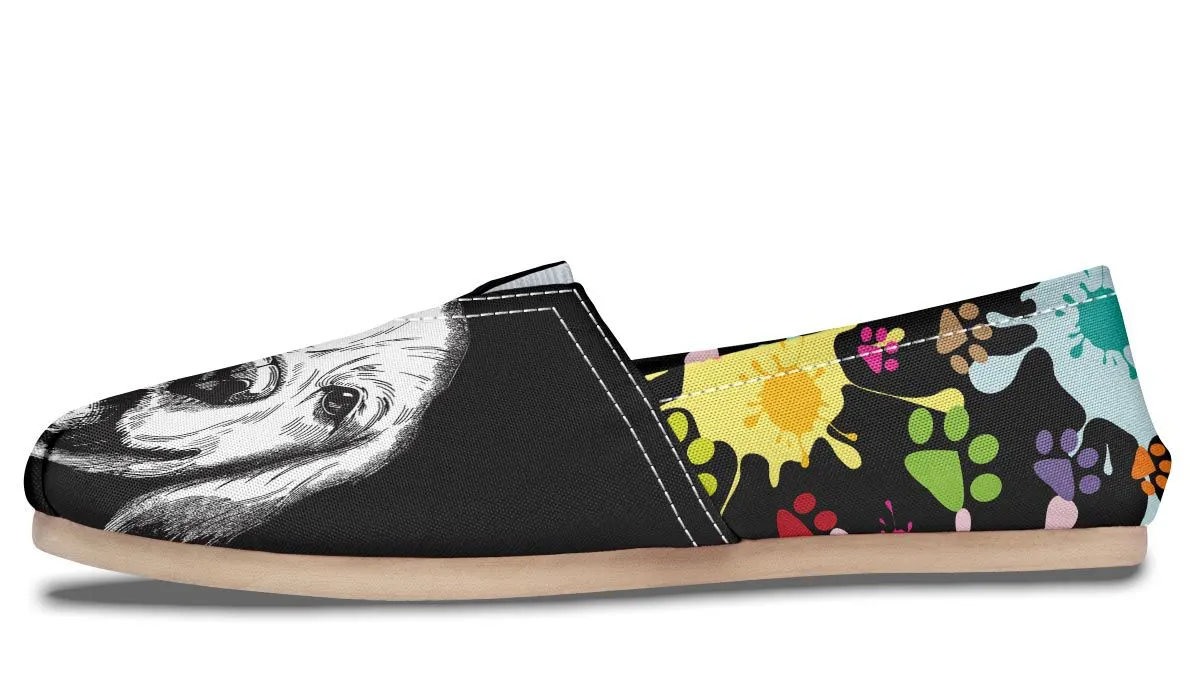 Artsy Labrador Casual Shoes