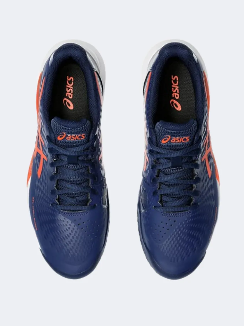 Asics Challenger 14 Men Tennis Shoes Blue Expanse/Koi