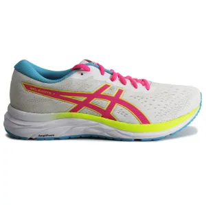 Asics Gel Excite 7 Textile Womens Trainers - White Safety Yellow