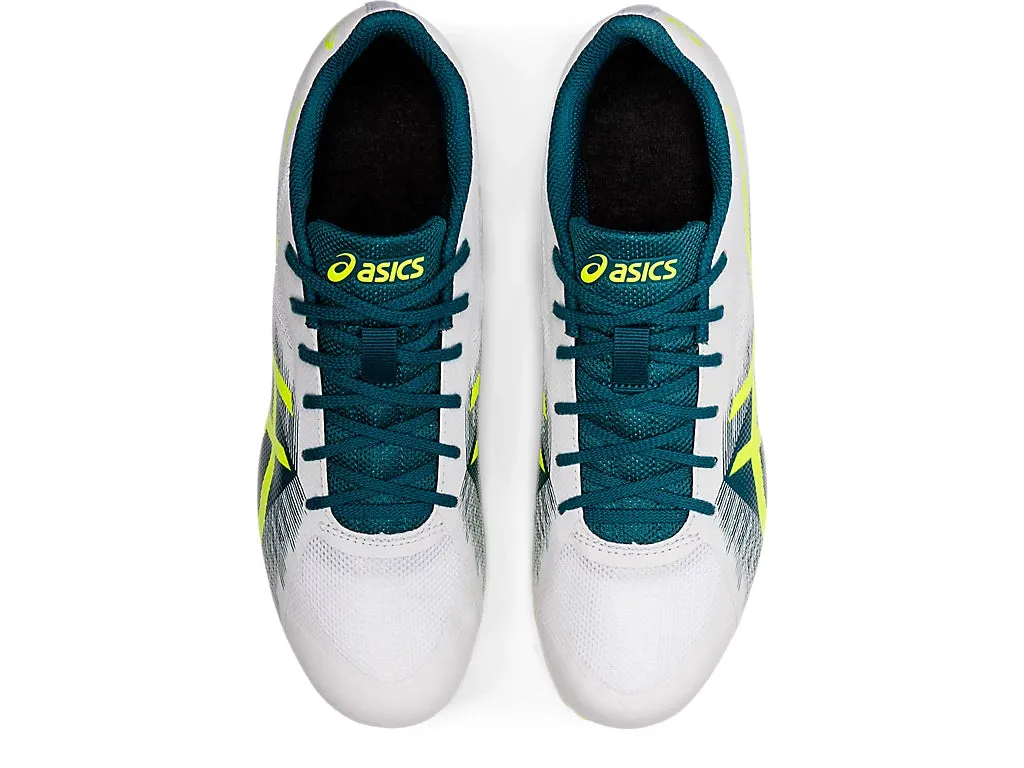 ASICS Hyper MD 7 - Unisex - White/Safety Yellow