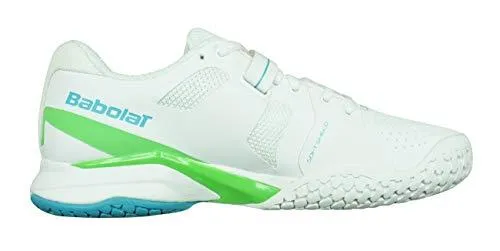 Babolat Propulse BPM All Court Womens Tennis Sneakers/Shoes-White-6