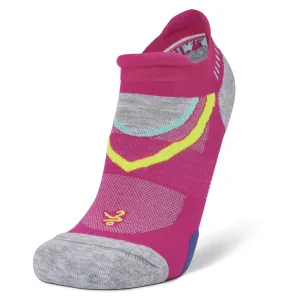 Balega UltraGlide No Show Tab Electric Pink Socks