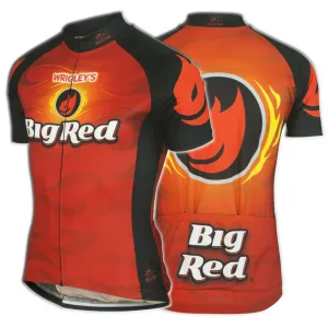 Big Red Men's Cycling Jersey (S, M, L, XL, 2XL, 3XL)