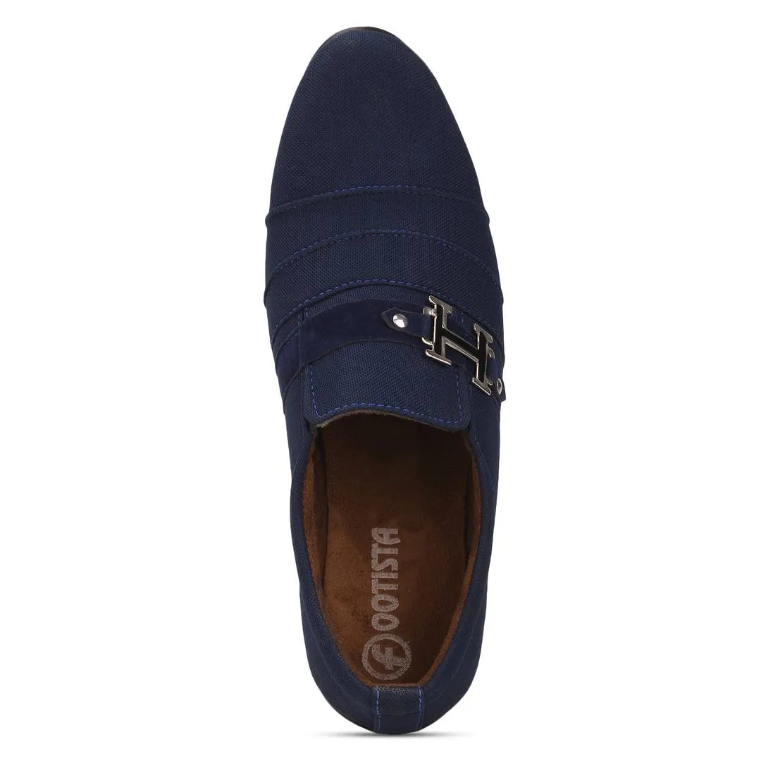 Blue Canvas Casual Shoe