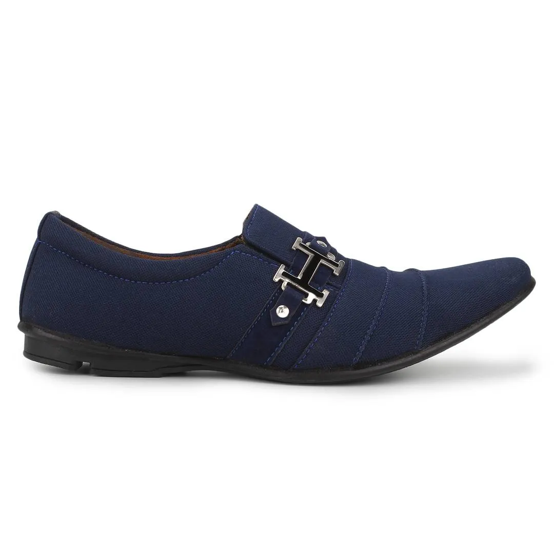 Blue Canvas Casual Shoe