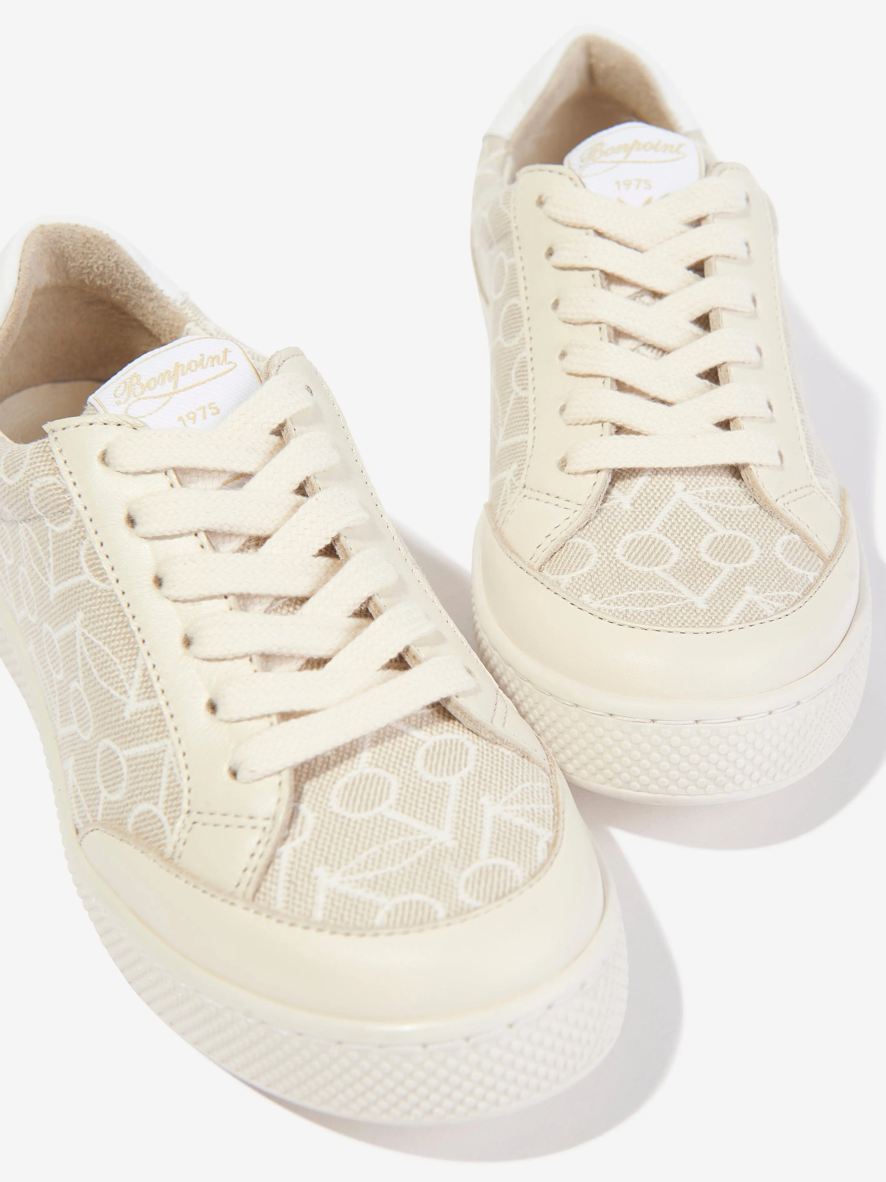 Bonpoint Kids Cameron Trainers in Beige