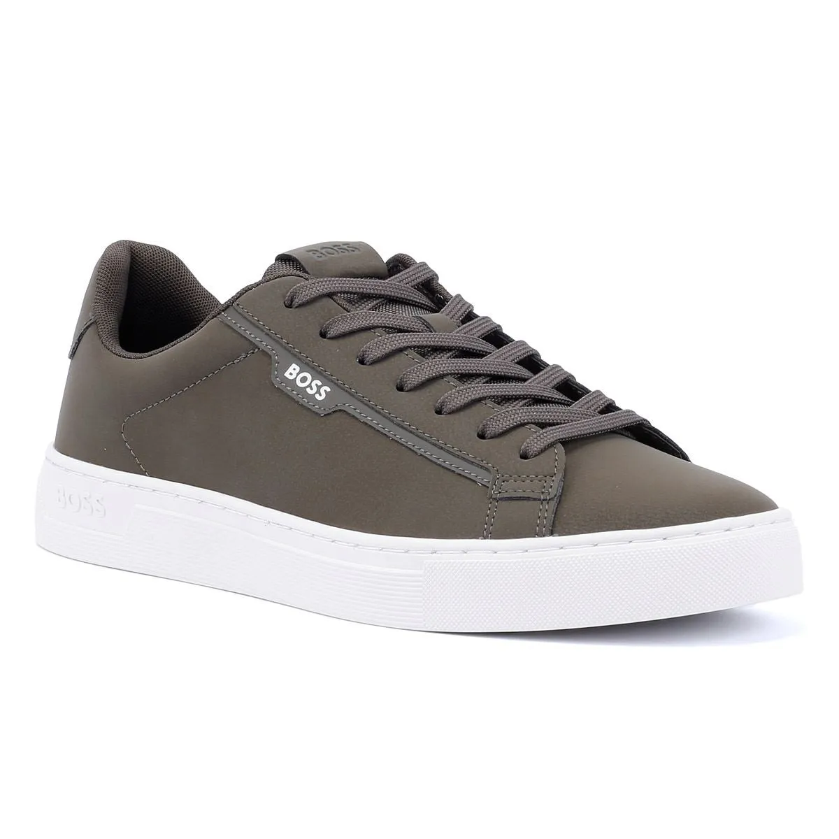 Boss Rhys Tennis Men's Dark Green/White Trainers