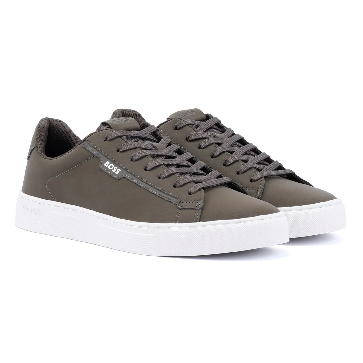 Boss Rhys Tennis Men's Dark Green/White Trainers