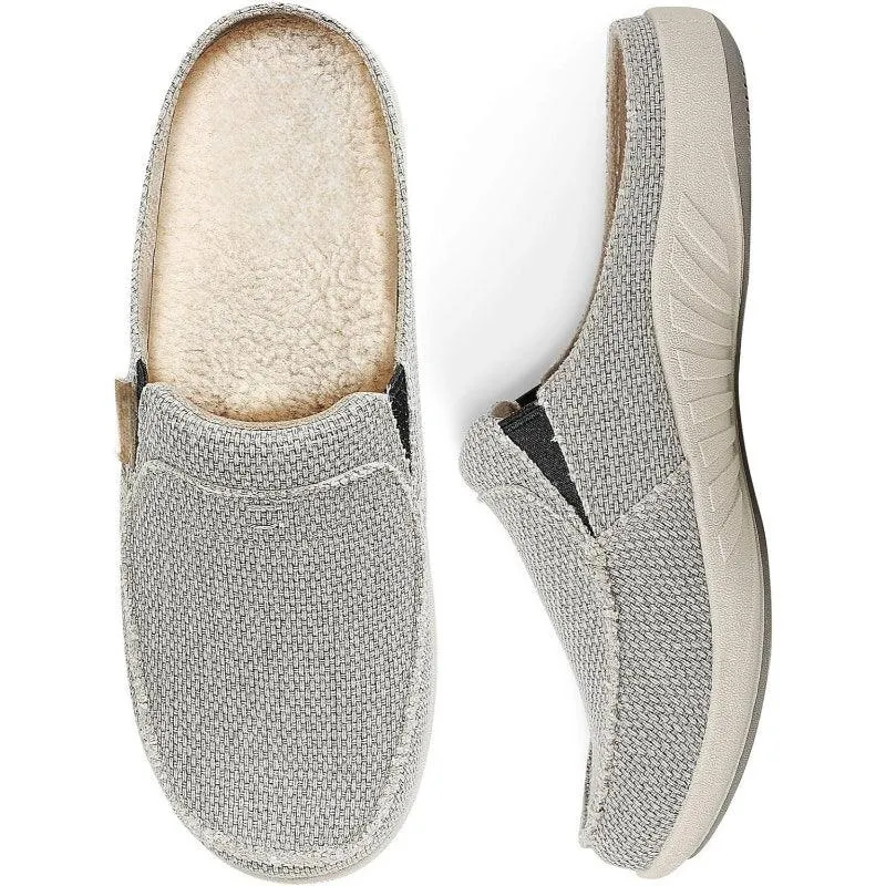 Canvas Anti Odor Slippers – Moisture Wicking Comfort