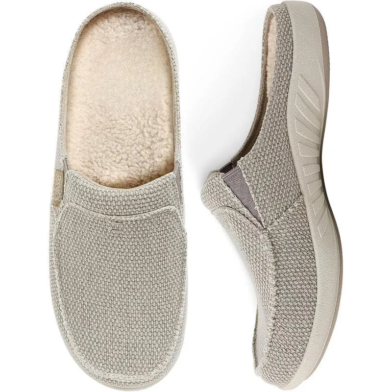 Canvas Anti Odor Slippers – Moisture Wicking Comfort