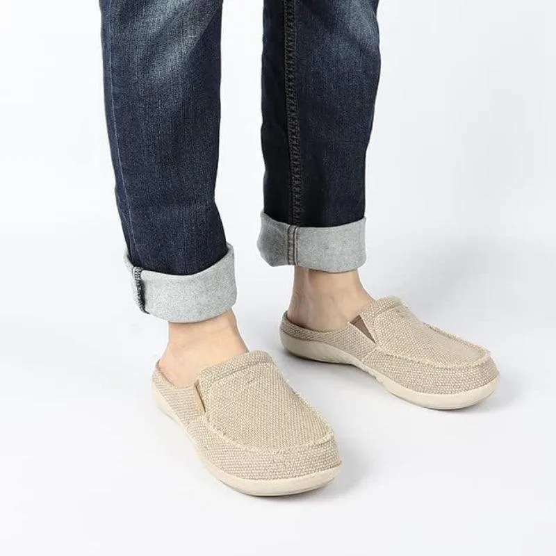 Canvas Anti Odor Slippers – Moisture Wicking Comfort