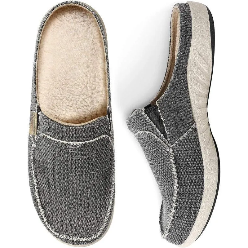 Canvas Anti Odor Slippers – Moisture Wicking Comfort