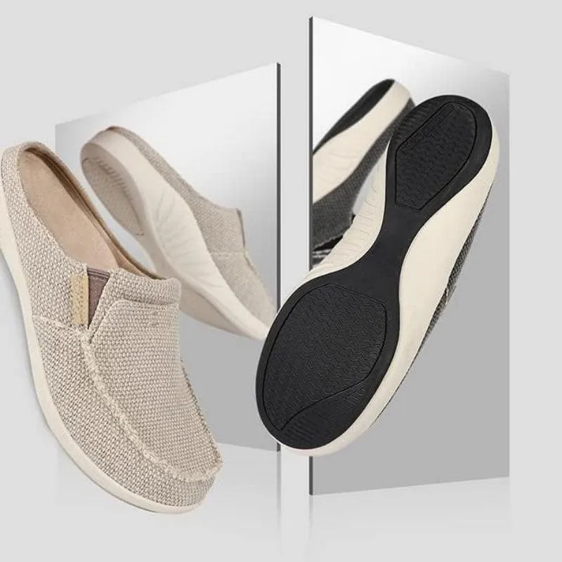 Canvas Anti Odor Slippers – Moisture Wicking Comfort