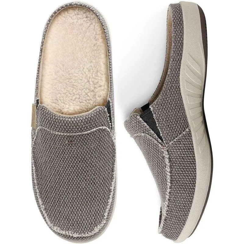 Canvas Anti Odor Slippers – Moisture Wicking Comfort