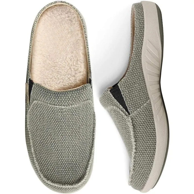 Canvas Anti Odor Slippers – Moisture Wicking Comfort