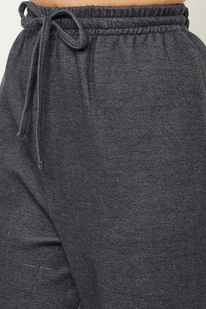 Charcoal Solid Loungewear