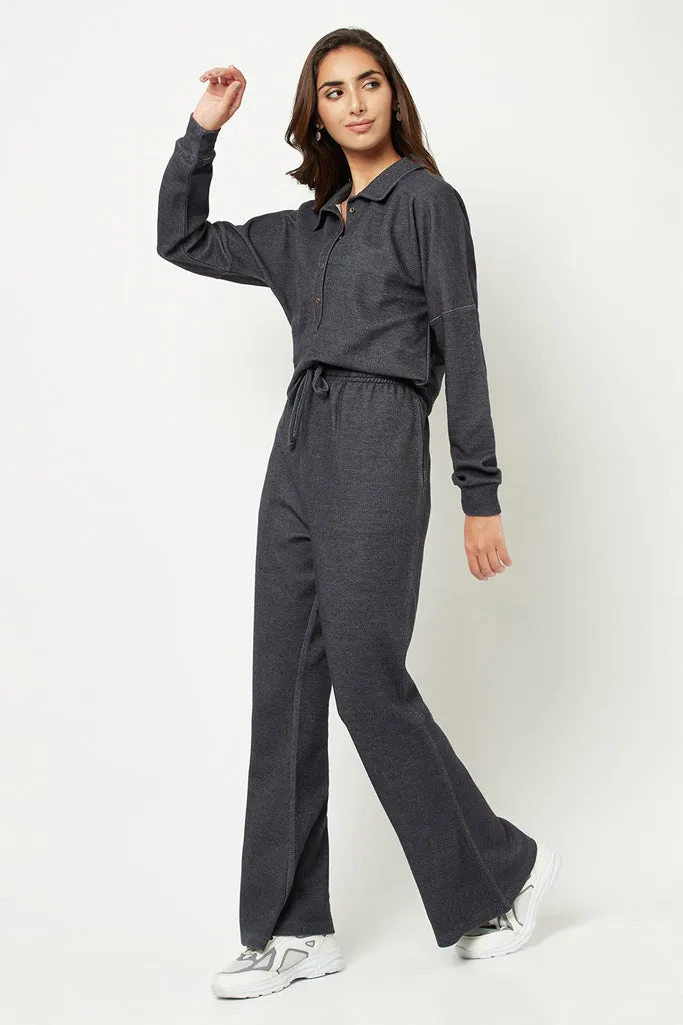 Charcoal Solid Loungewear