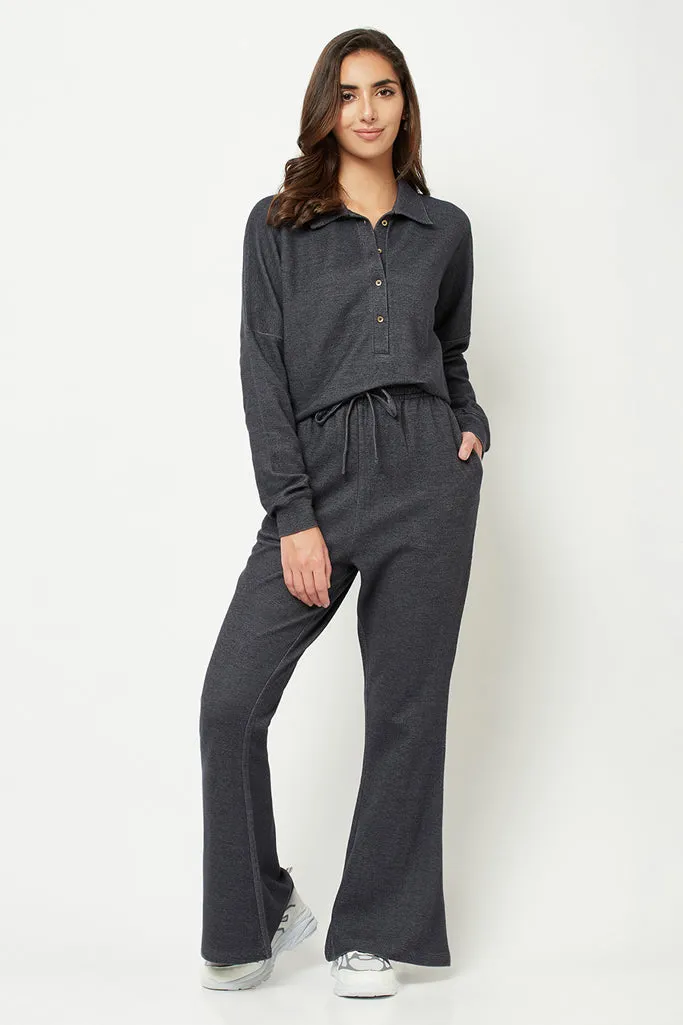 Charcoal Solid Loungewear