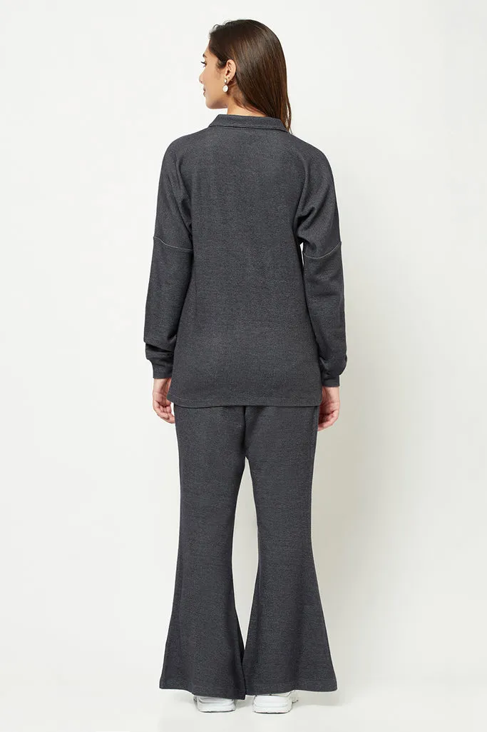 Charcoal Solid Loungewear