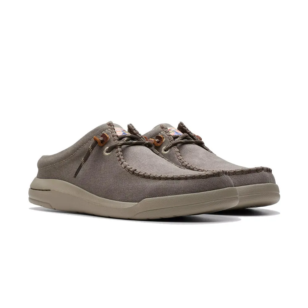 CLARKS DRIFTLITE SURF SLIP ON MOC TOE TAUPE INTEREST - MENS