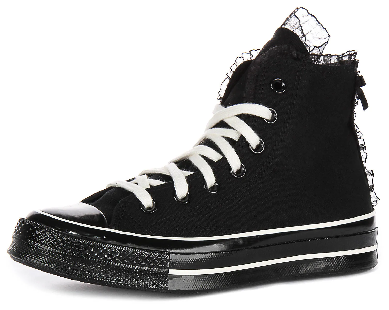 Converse Chuck 70s A10026C Ruffles & Bow In Black